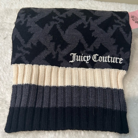Juicy Couture Scotty Print Scarf - Y2K - Picture 3 of 11